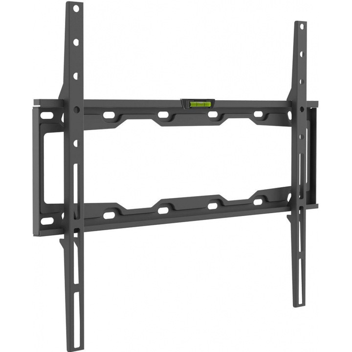 Стенна стойка за TV Barkan E302+.B, Фиксирана, 19"-65", Черен