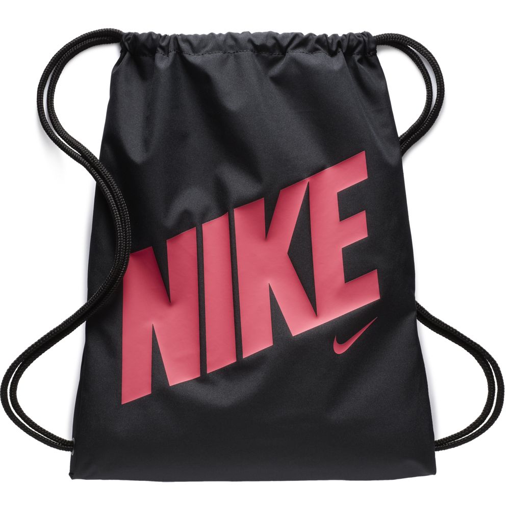 Rucsac tip sac Nike Kids' Graphic, Black/Rush Pinks