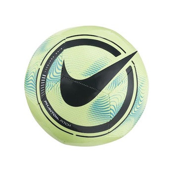 Minge fotbal Nike Phantom, Verde/Negru, marime 5 Minge fotbal Nike Phantom, Verde/Negru, marime 5