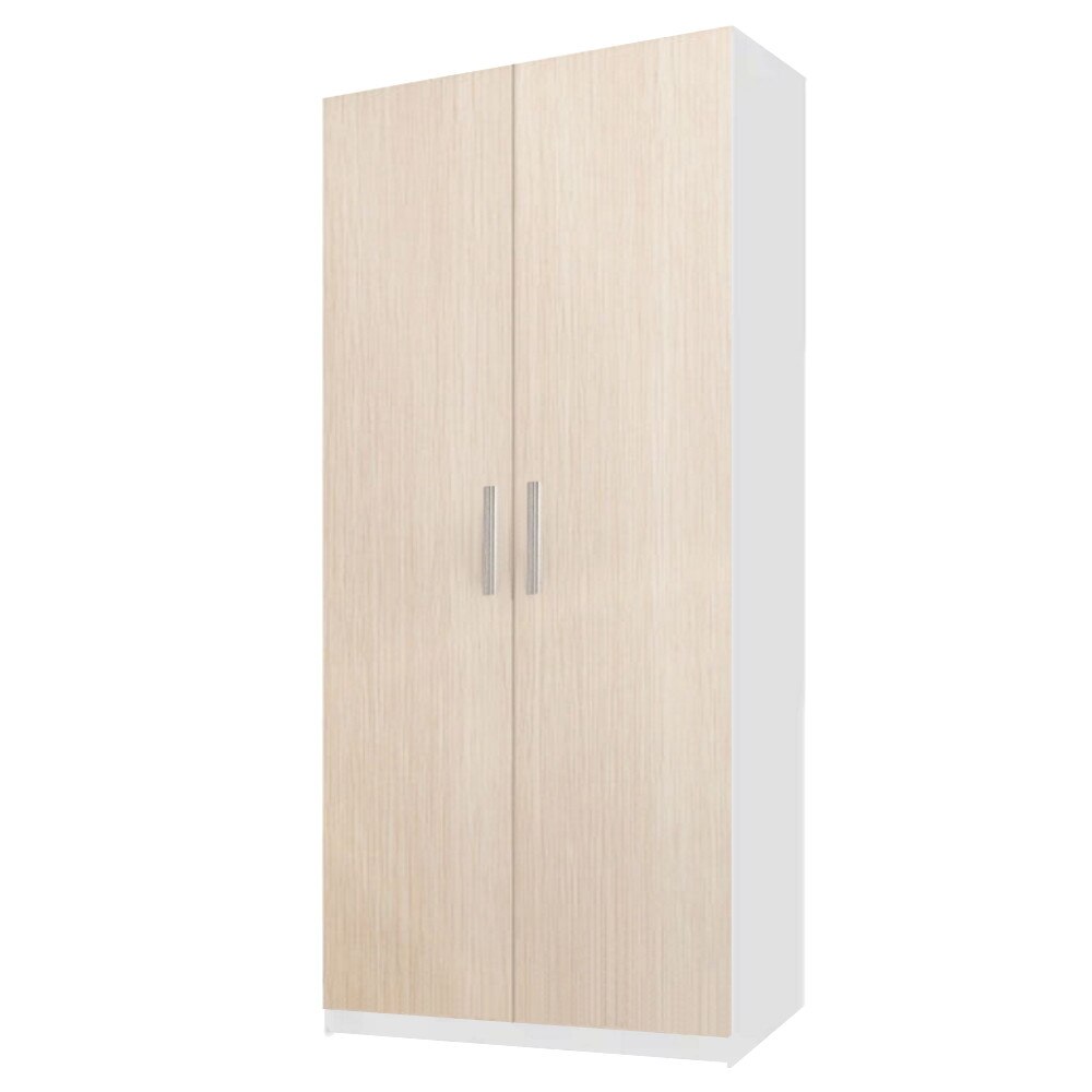 Dulap Hobbit, H200xL80xA50, Alb / Ferrara