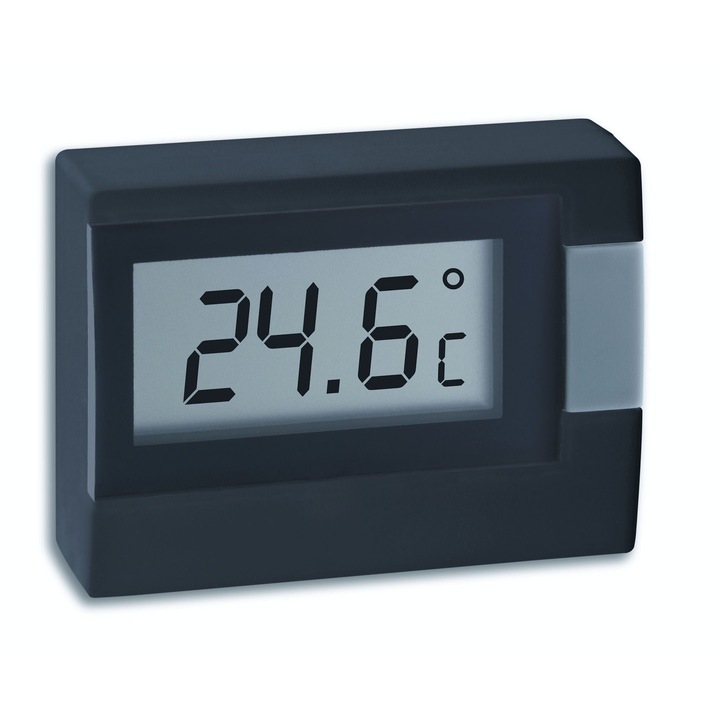 Цифров термометър 01.01.2017, -10°+60°C, Черен