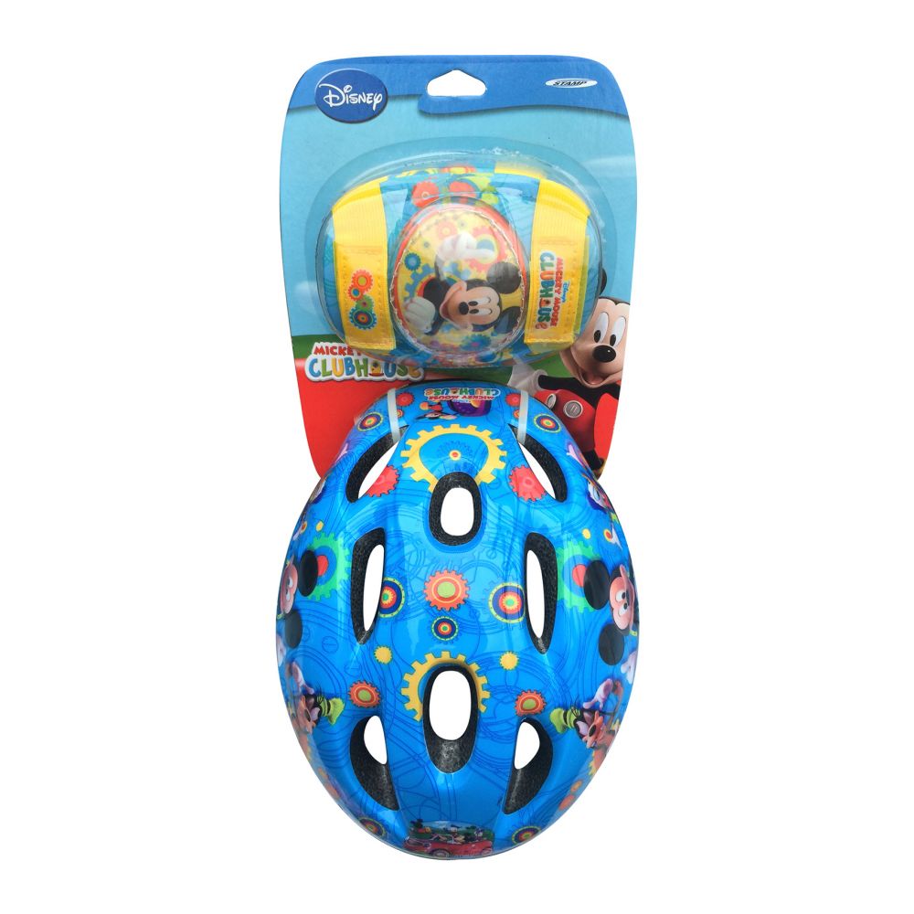 Set protectie 3 piese casca ,genunchiere si cotiere Stamp Combo Mickey
