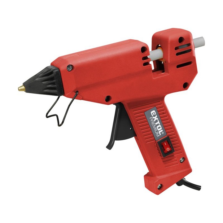 Pistol de lipit, Extol, 180 W, Rosu