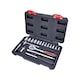 Set chei tubulare, Extol, 19 bucati, 4-14mm