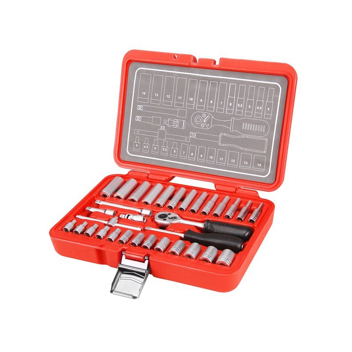 Set chei tubulare, Extol 8818310 32 buc