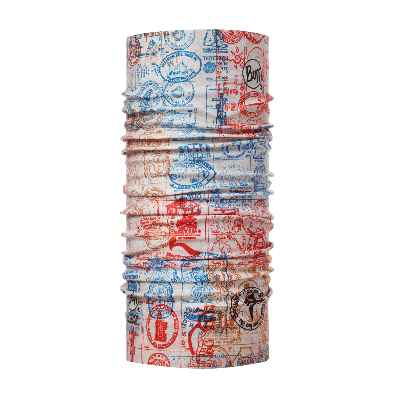Bandana Buff coolnet uv camino de santiago credental multi