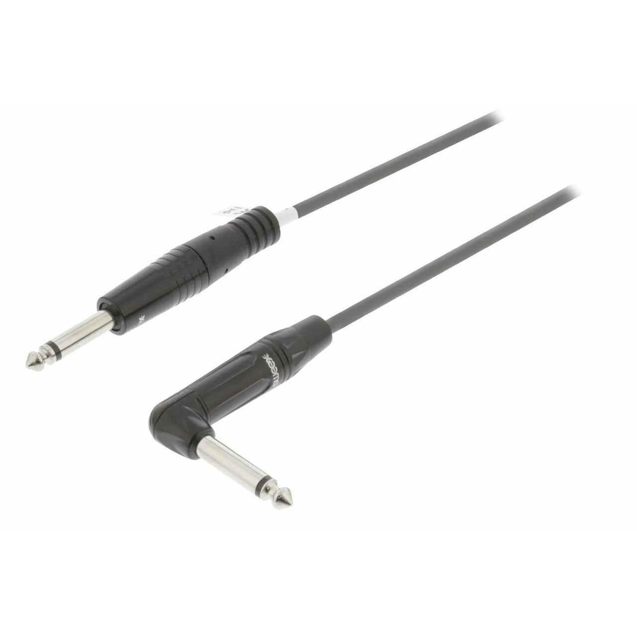 Cablu audio jack 6.3 tata - jack 6.3 tata 1.5 m, gri, Sweex