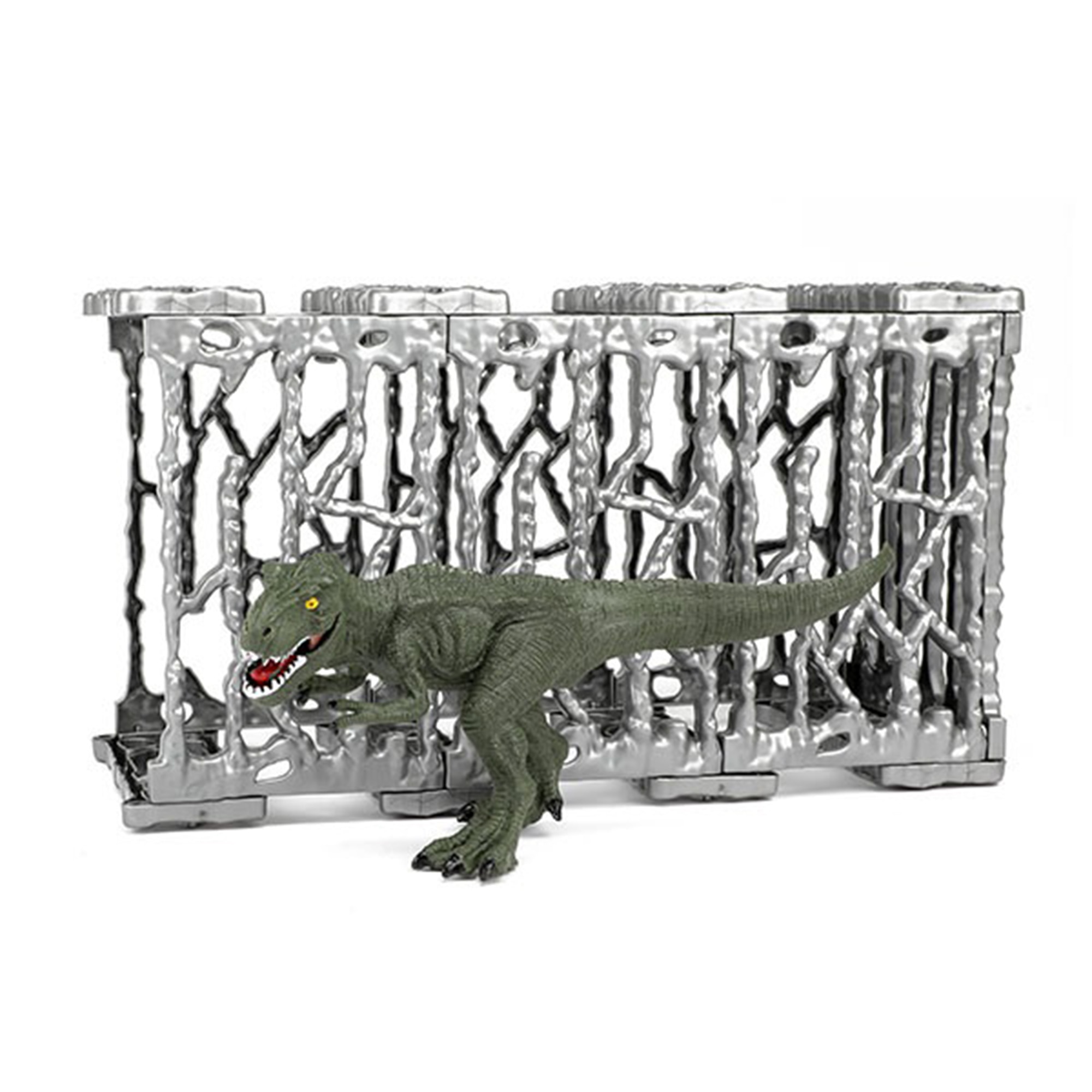 Figurina Toi-Toys - Dinozaur in cusca, verde