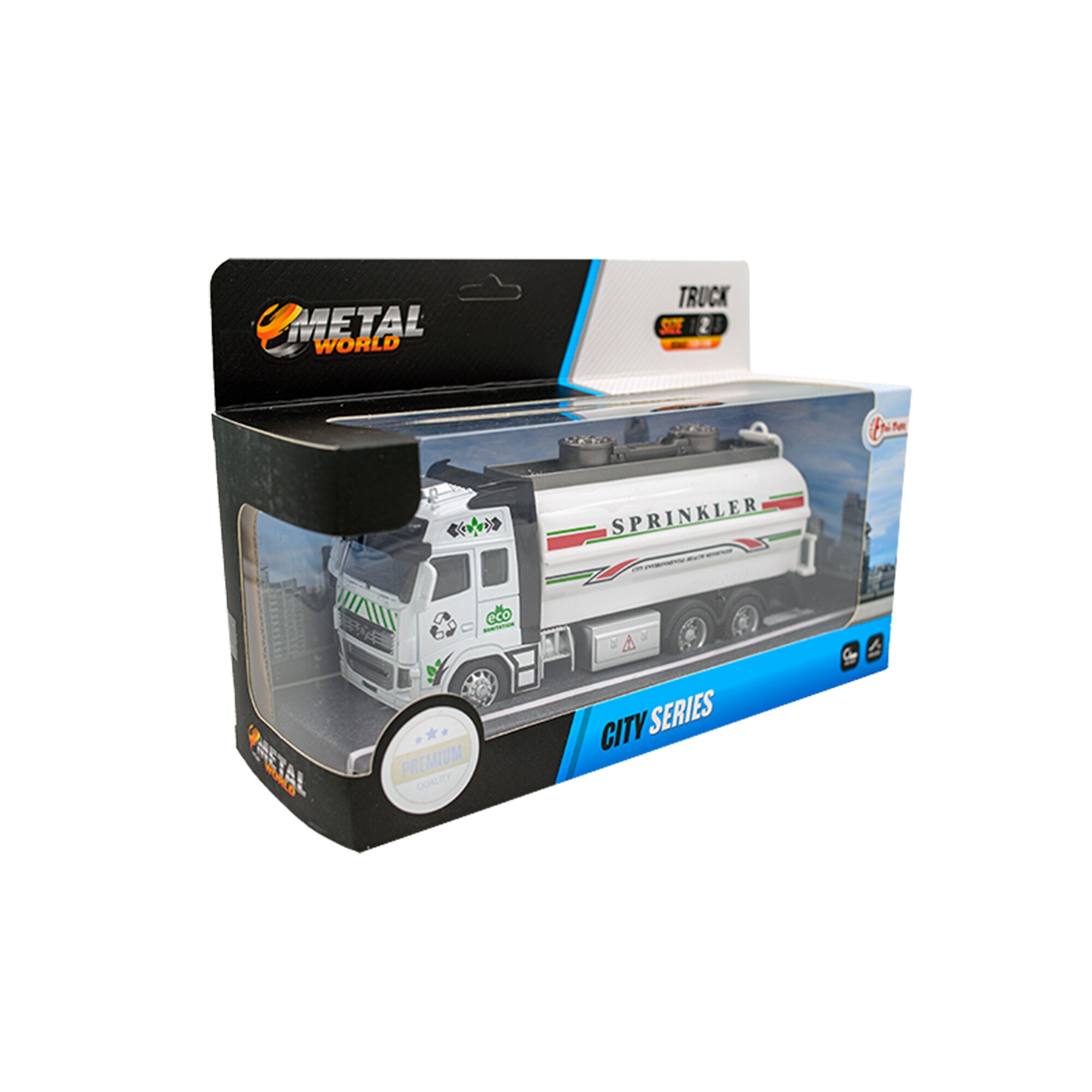 Masina de stropit Toi-Toys, alb, 18 cm