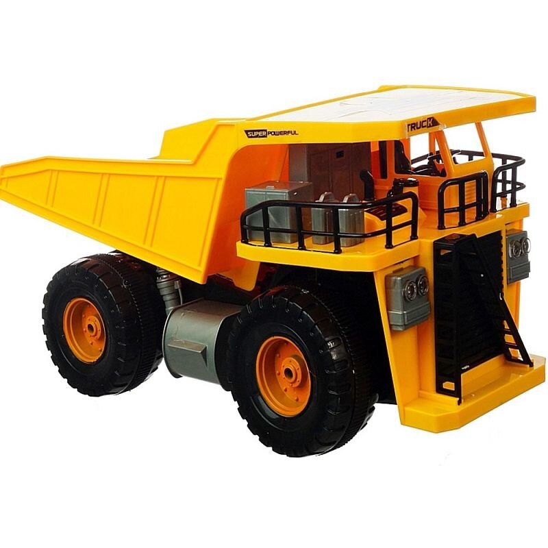 Camion cu telecomanda, ProCart, faruri LED, basculanta mobila, 32x16 cm