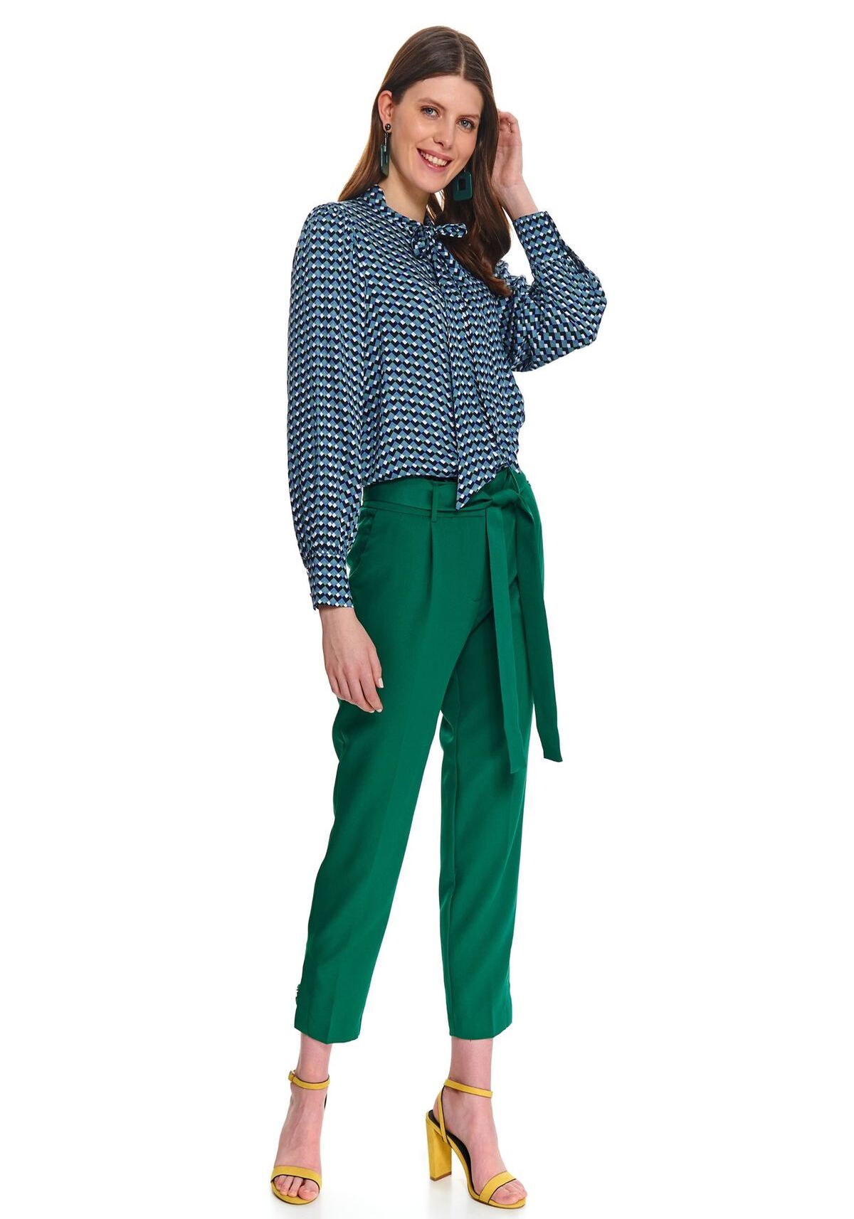 Bluza cu maneci lungi pentru femei, TOP SECRET, SBD1224, Albastru