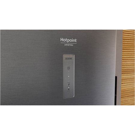 Combina frigorifica Hotpoint HAFC8 TO32SX, 335l, Total No Frost, Clasa E, H 191.2 cm, Inox