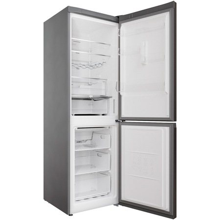 Combina frigorifica Hotpoint HAFC8 TO32SX, 335l, Total No Frost, Clasa E, H 191.2 cm, Inox