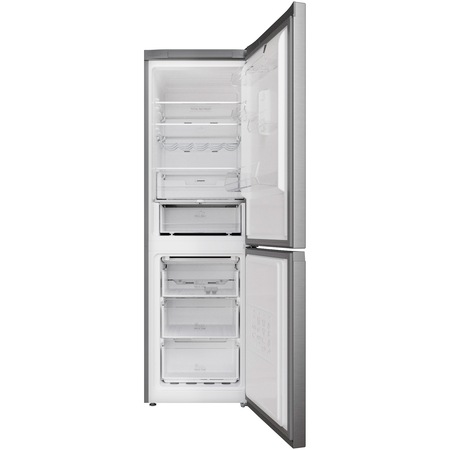 Combina frigorifica Hotpoint HAFC8 TO32SX, 335l, Total No Frost, Clasa E, H 191.2 cm, Inox