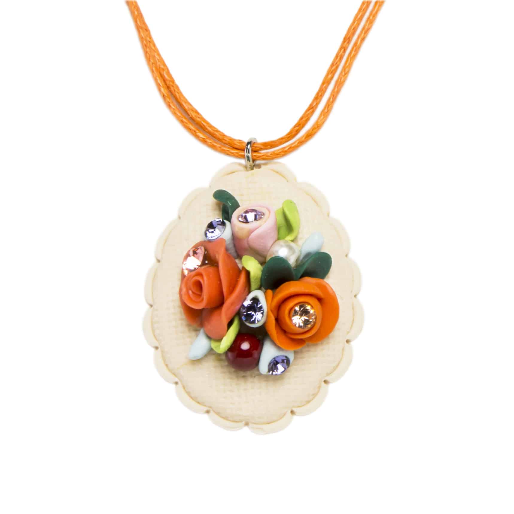 Colier handmade cu cristale Swarovski, Miidefloriart - model 119