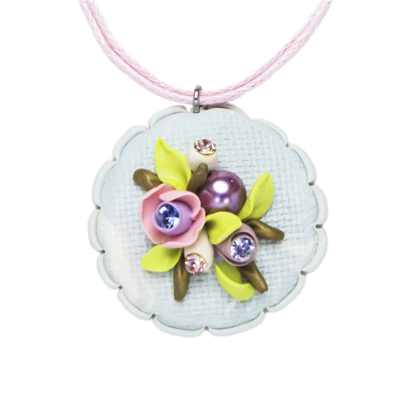 Colier handmade cu cristale Swarovski, Miidefloriart - model 123