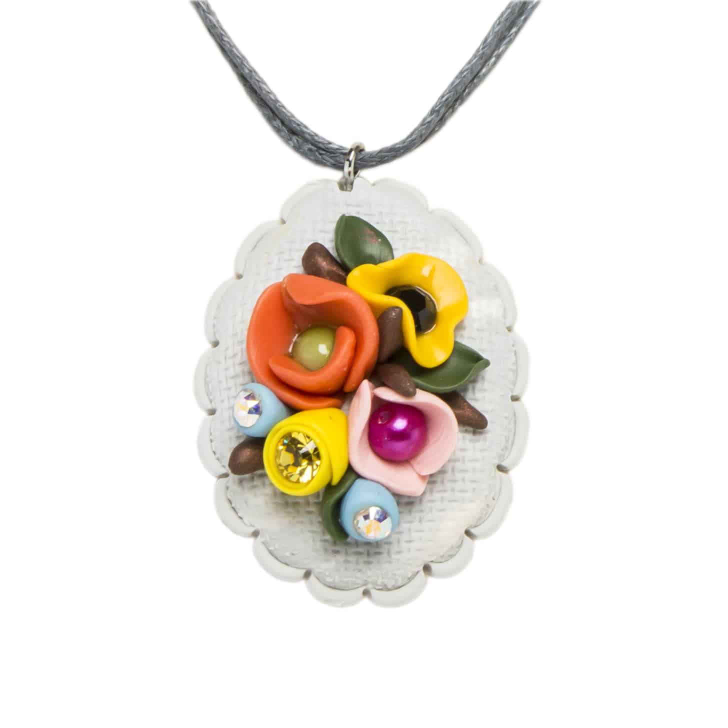 Colier handmade cu cristale Swarovski, Miidefloriart - model 120