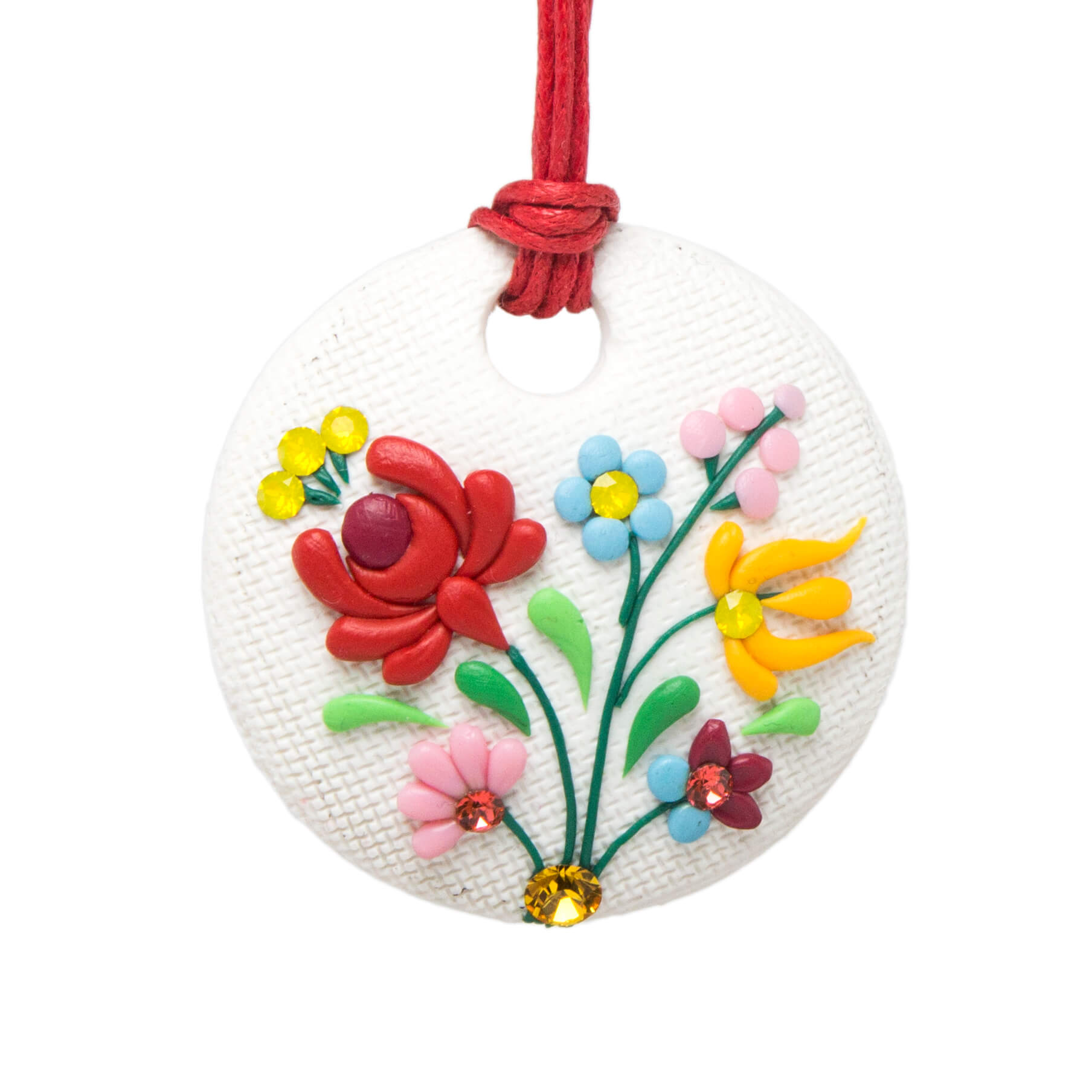 Colier cu motive traditional, Miidefloriart - model 103