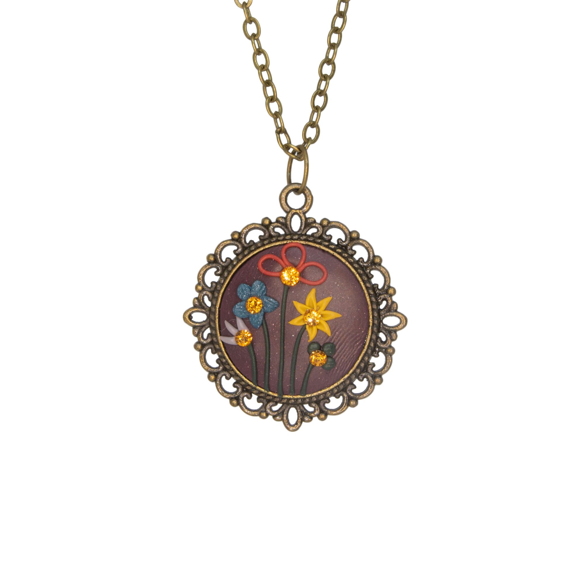 Colier cu cristale Swarovski, Miidefloriart - model 188
