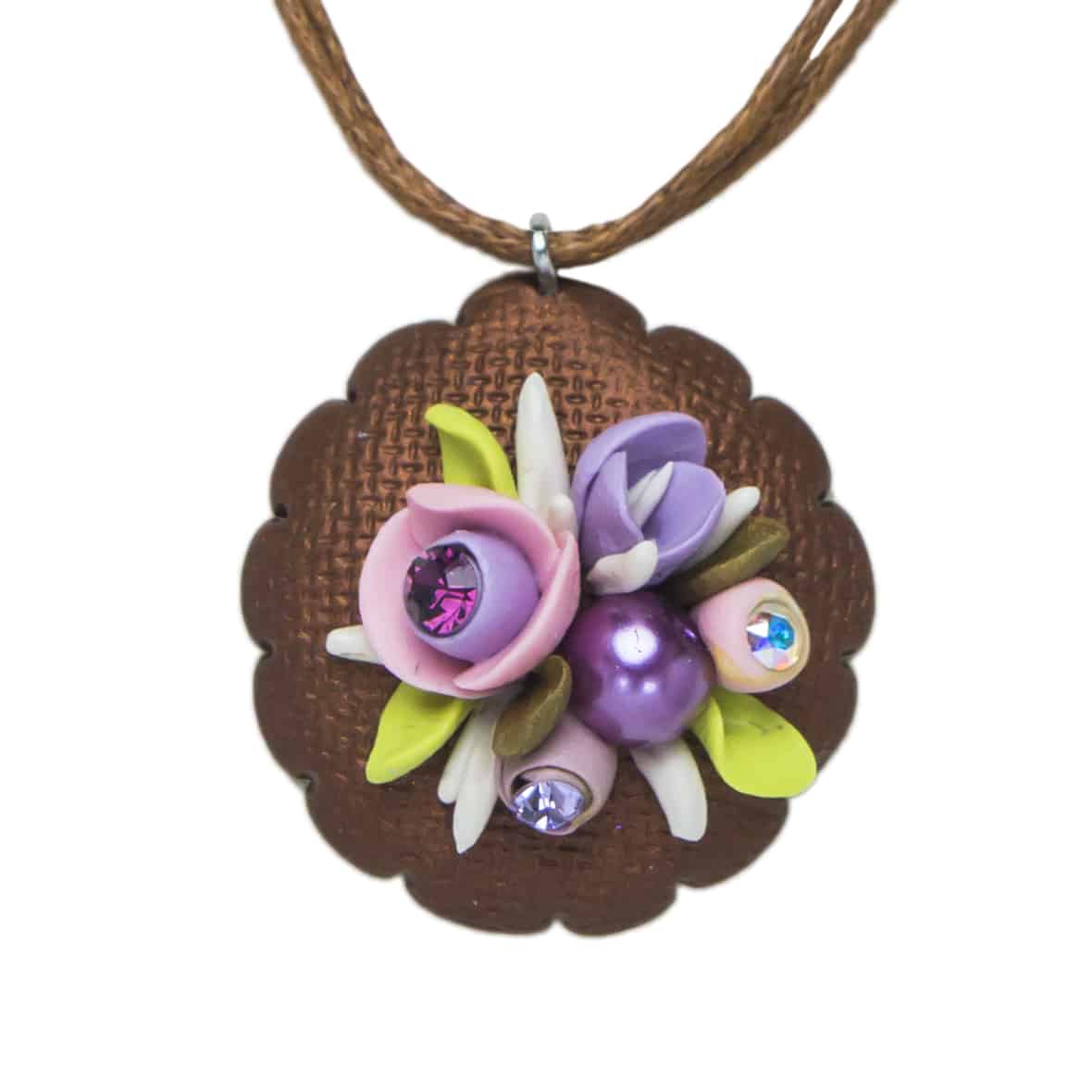 Colier handmade cu cristale Swarovski, Miidefloriart - model 122