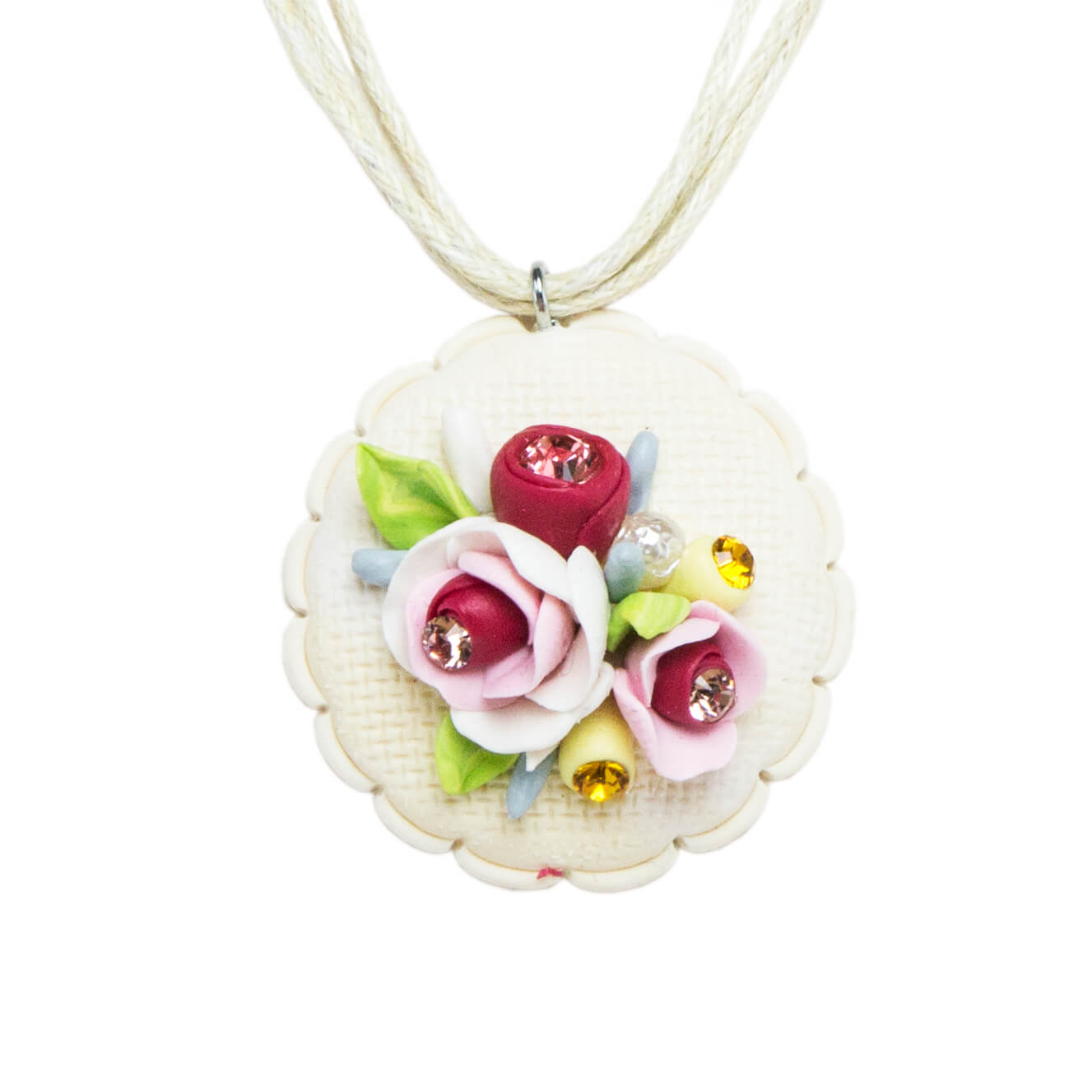 Colier handmade cu cristale Swarovski, Miidefloriart - model 112