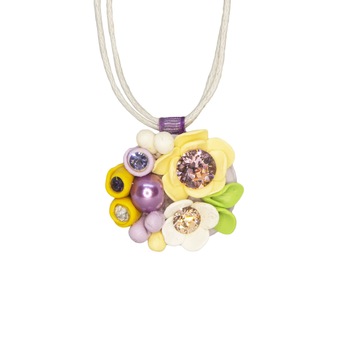 Colier cu cristale Swarovski, Miidefloriart - model 151 Colier cu cristale Swarovski, Miidefloriart - model 151