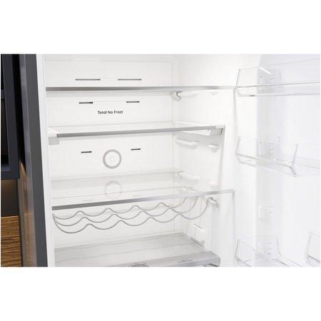 Combina frigorifica Hotpoint HAFC9 TT43SX O3, 367l, Total No Frost, Active Oxygen, Clasa D, H 202.7 cm, Inox