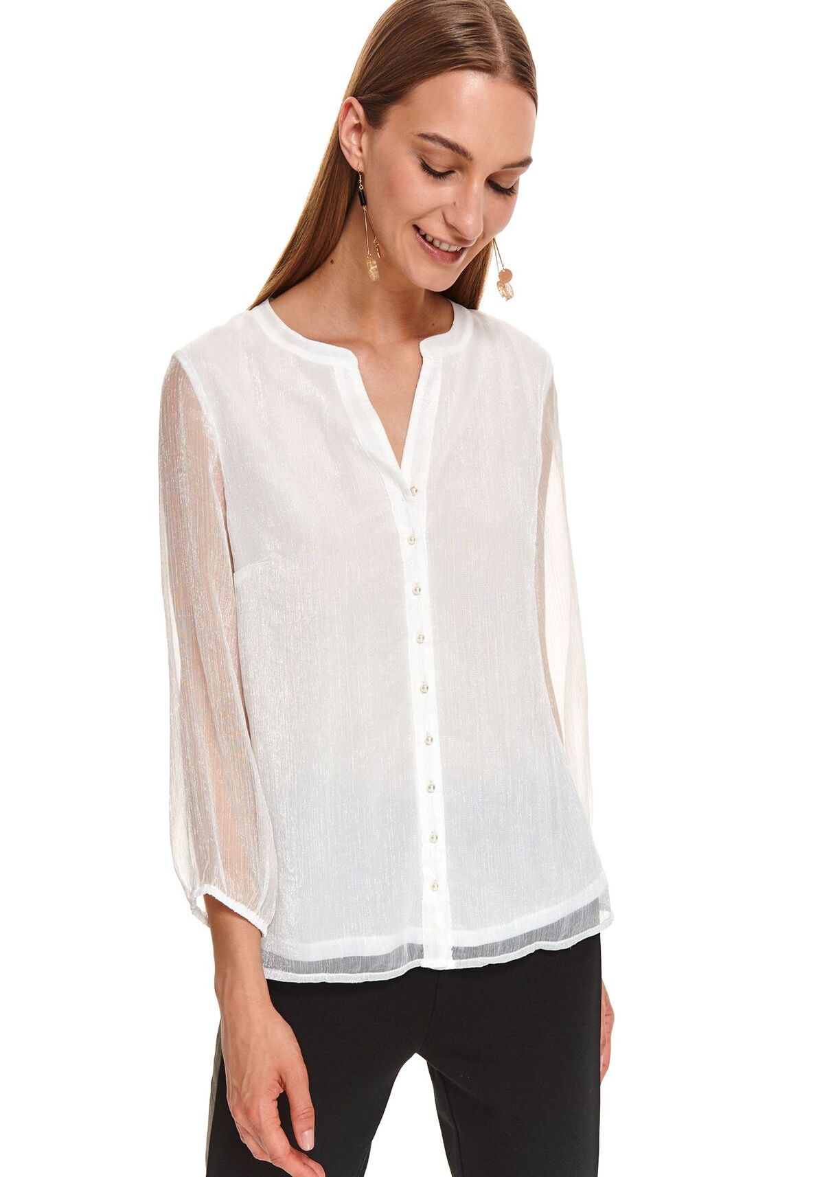 Bluza dama, TOP SECRET, SBD1243, Alb