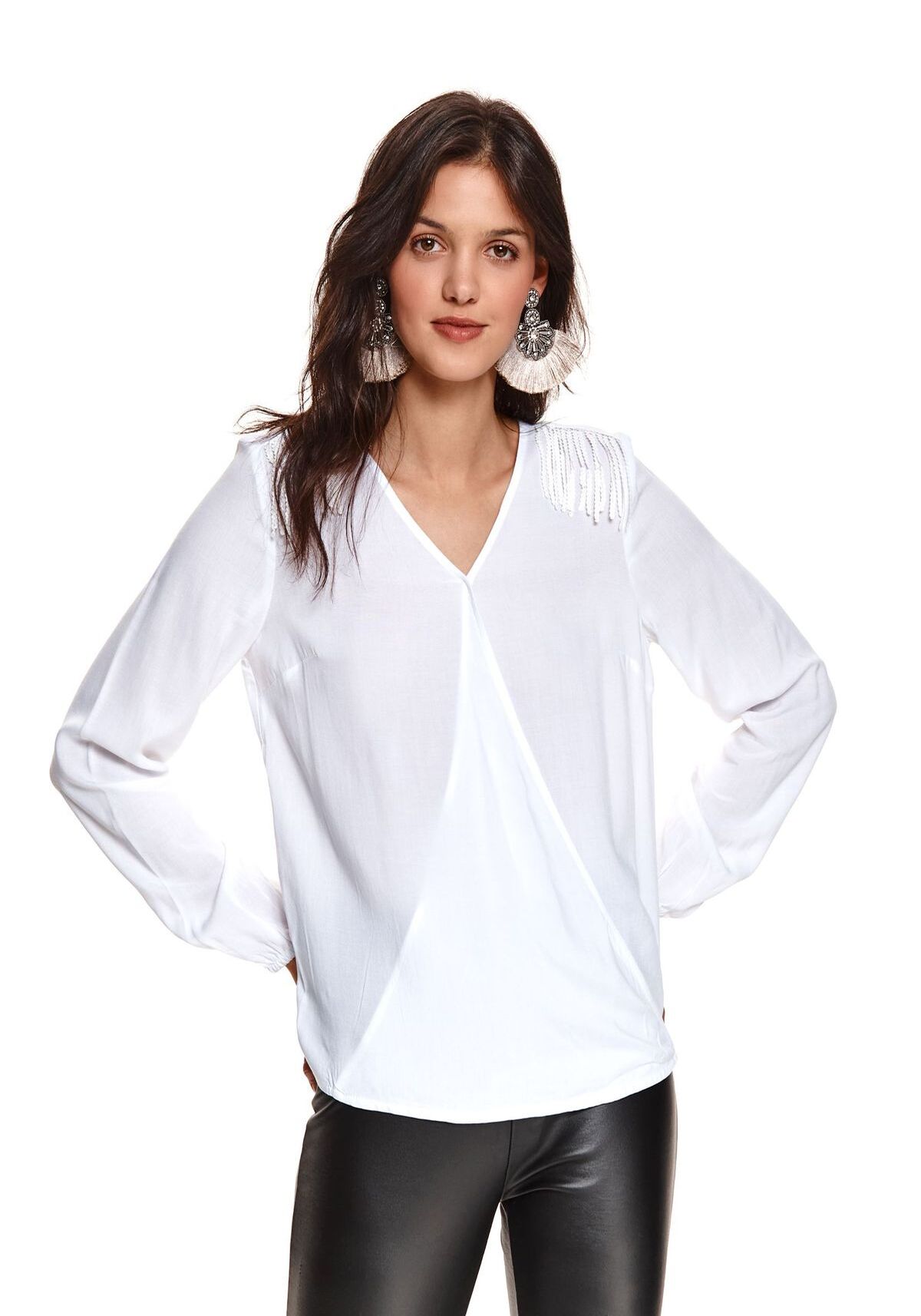 Bluza dama, TOP SECRET, SBD1269, Alb