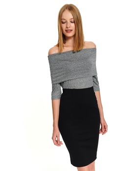 Bluza dama, TOP SECRET, SBD1163, Gri Bluza dama, TOP SECRET, SBD1163, Gri