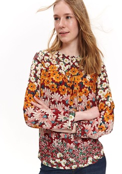 Bluza cu maneci lungi pentru femei, TOP SECRET, SBD1143, Portocaliu, 34 Bluza cu maneci lungi pentru femei, TOP SECRET, SBD1143, Portocaliu, 34