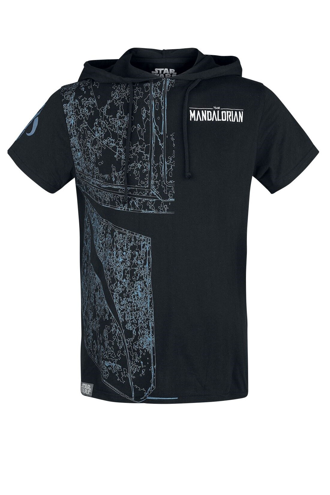 Tricou Star Wars Mandalorian, Negru Multicolor, Negru/Multicolor, M