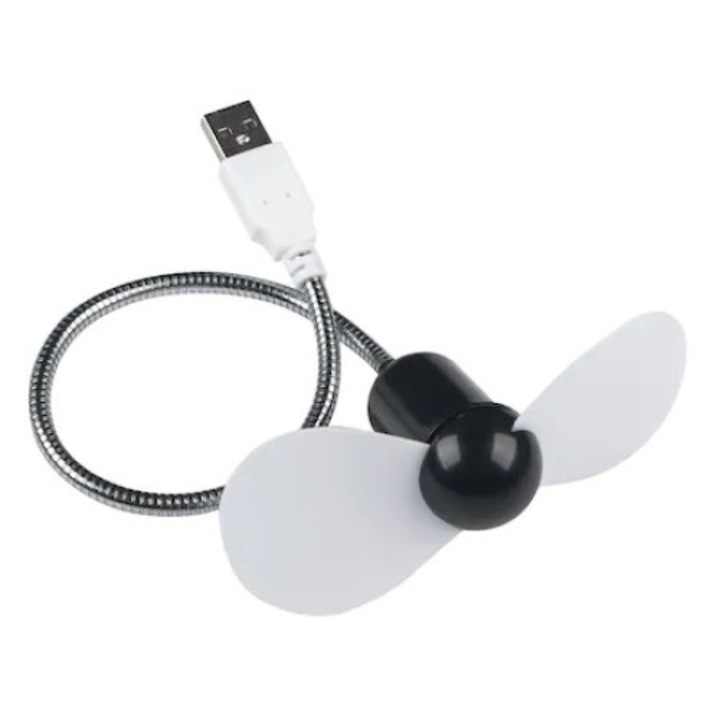 ORIGINAL DEALS Mini USB ventilátor, állítható, számítógéphez vagy laptophoz, ABS, maximális hatékonyság