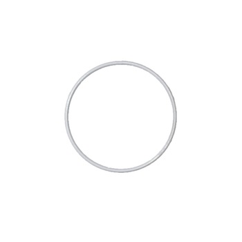 Inel metalic alb pentru capcana de vise, 10 cm ø Inel metalic alb pentru capcana de vise, 10 cm ø