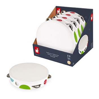 Jucarie din lemn Janod Confetti - Tamburina Jucarie din lemn Janod Confetti - Tamburina