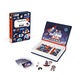 Joc magnetic Janod - Magneti Book, Cosmos, 52 piese