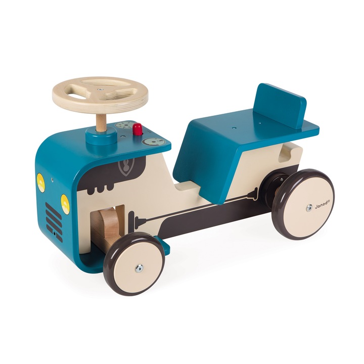 Ride-on din lemn Janod - Tractor
