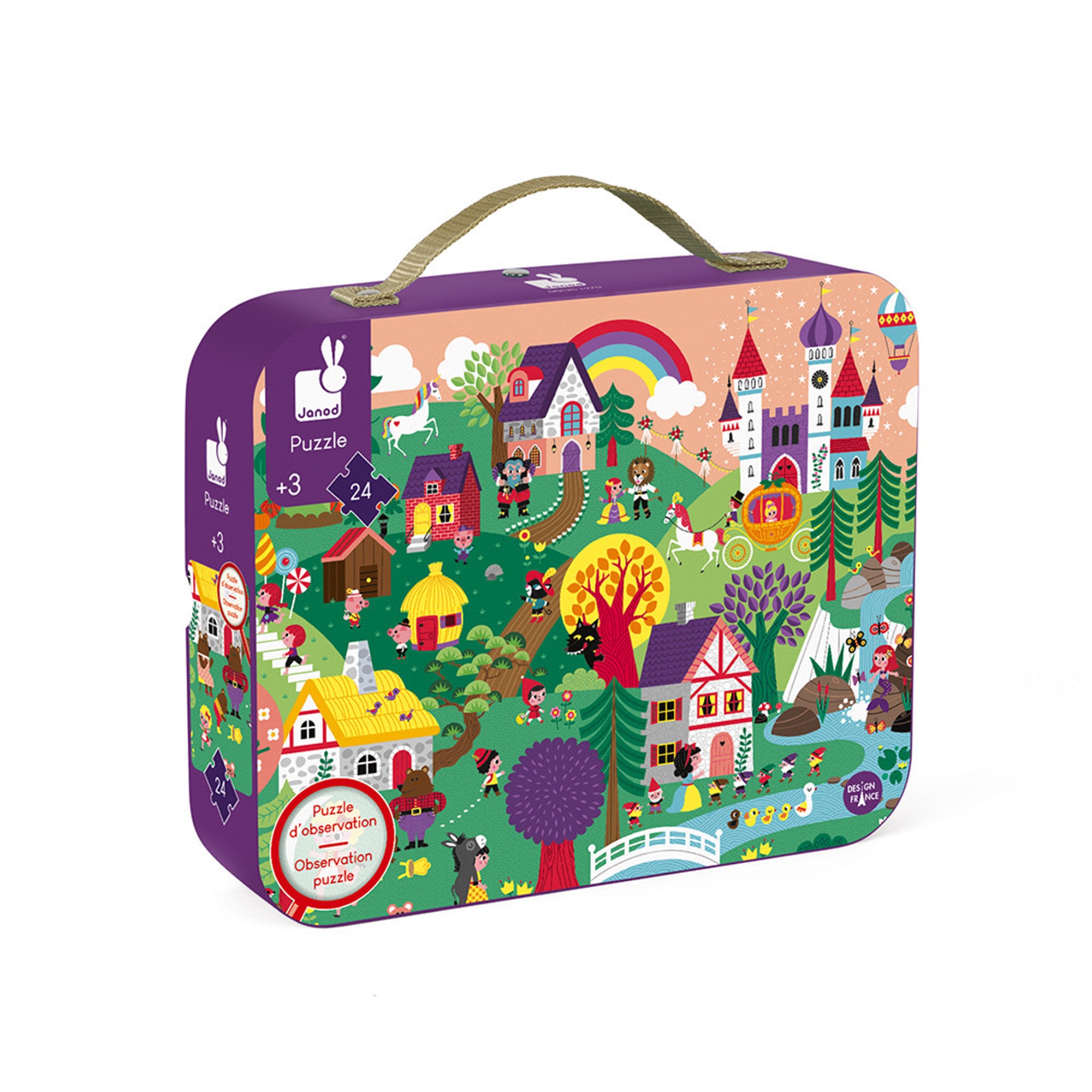 Puzzle Janod - Basme, 24 piese