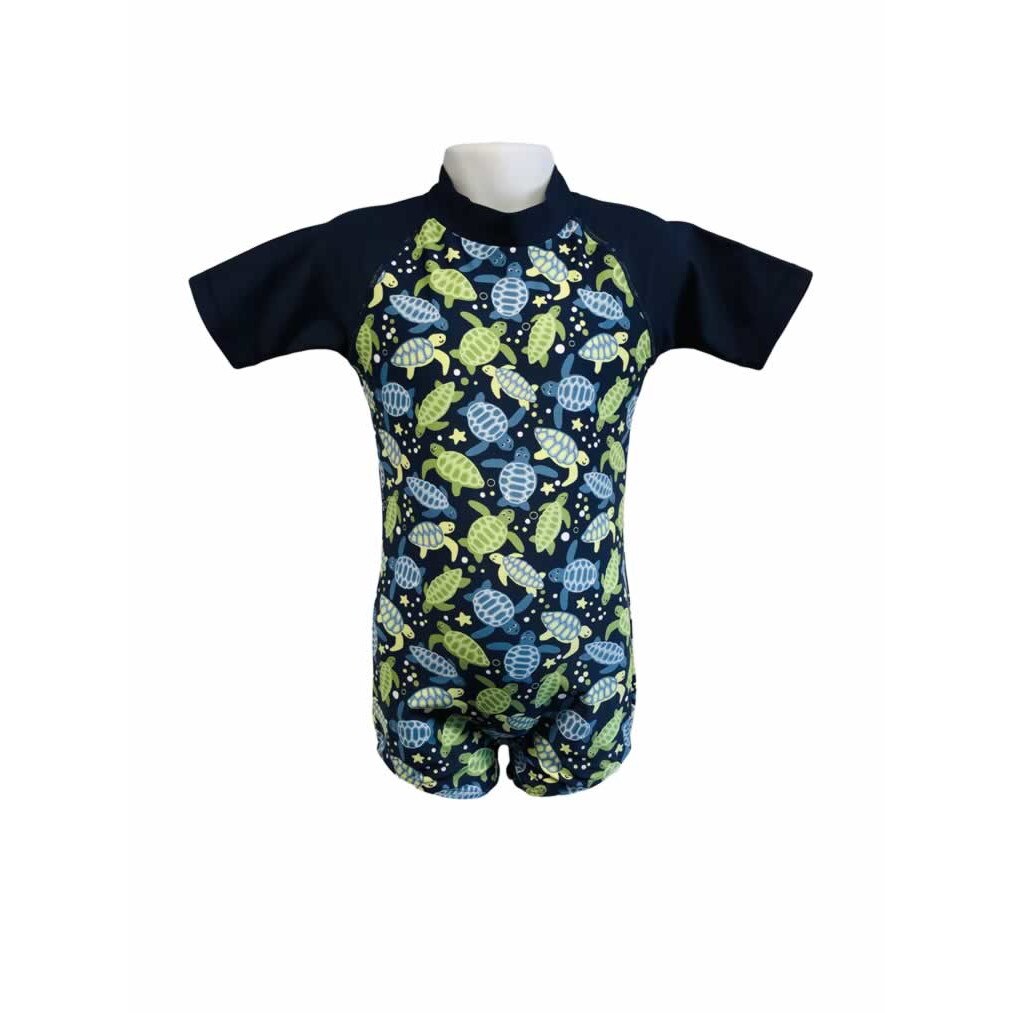 Costum body de inot, UPF50+, copii, Banz, Turttle