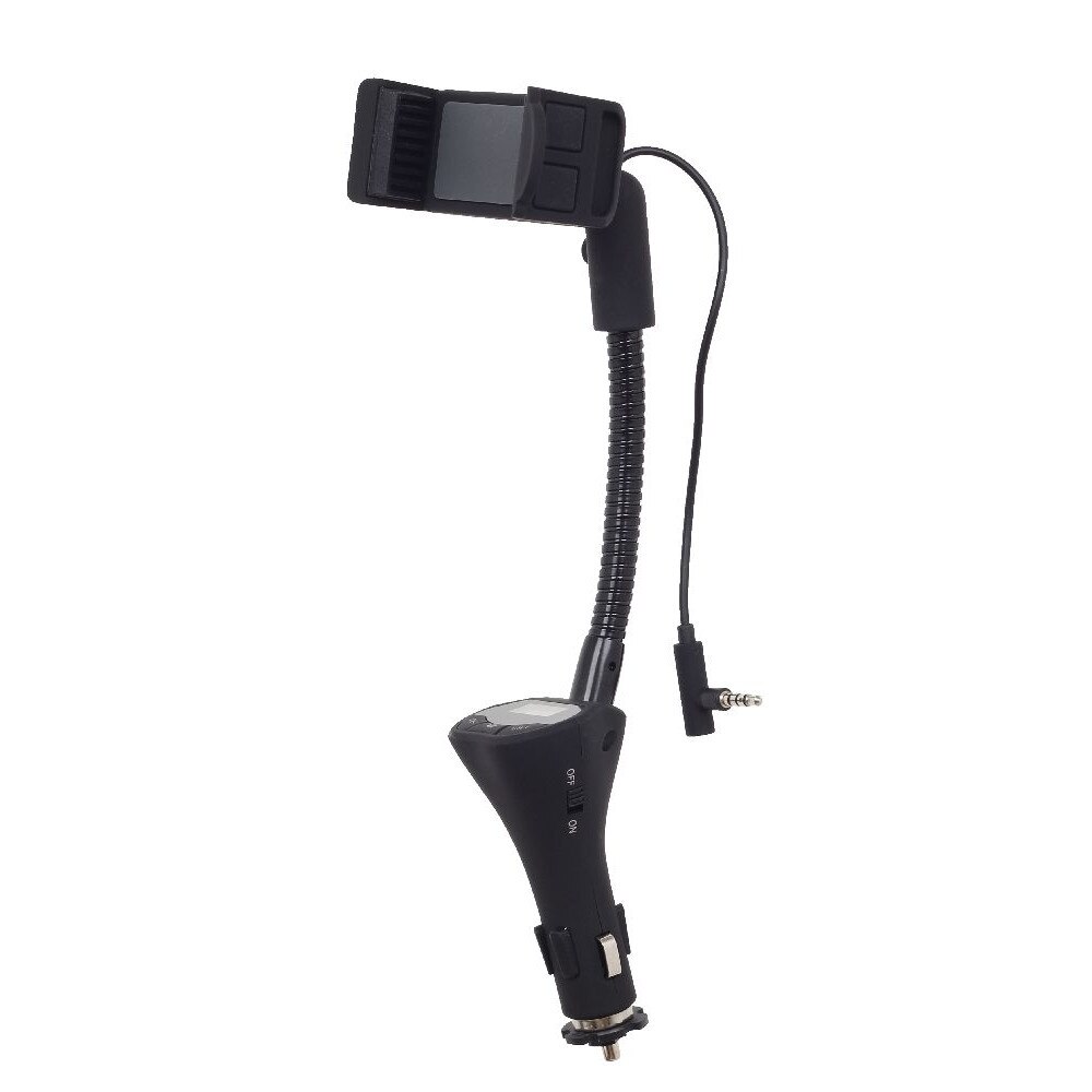 Modulator FM 4 in 1 Gembird, jack 3.5mm, suport, handfree, incarcator, USB, montare la priza auto