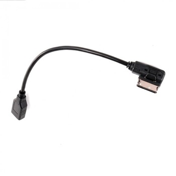Cablu adaptor Media-In, la conector USB, Volkswagen, Negru Cablu adaptor Media-In, la conector USB, Volkswagen, Negru