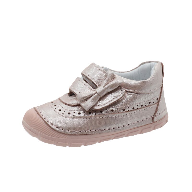 Pantofi pentru fete Small Foot, Piele naturala, Roz