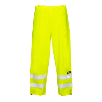 Pantaloni reflectorizanti impermeabili AQUA 1012, culoare galben, marimea 2XL Pantaloni reflectorizanti impermeabili AQUA 1012, culoare galben, marimea 2XL