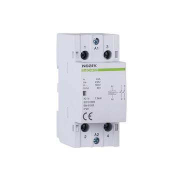Contactor modular 40A 2P 230V Noark Ex9CH40 50/60Hz Contactor modular 40A 2P 230V Noark Ex9CH40 50/60Hz