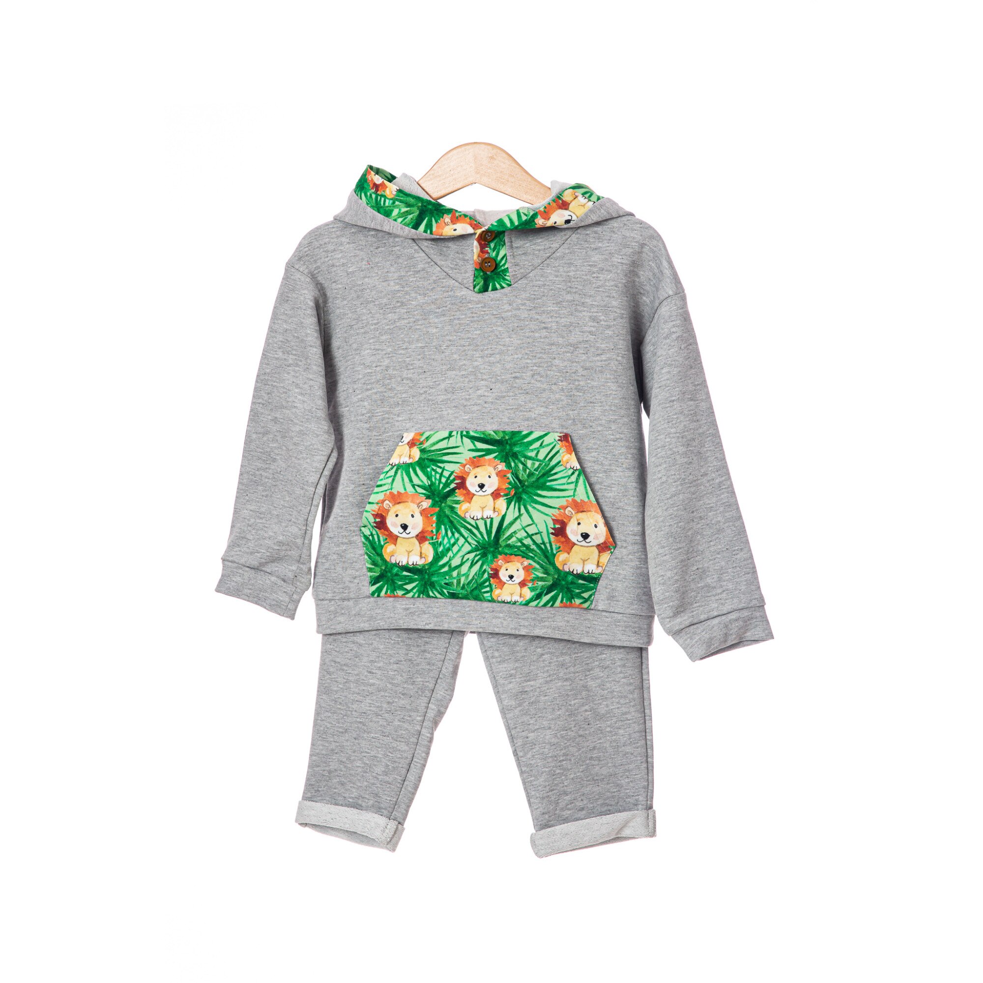 Trening BE YOU, gri, Little lion, 9 luni