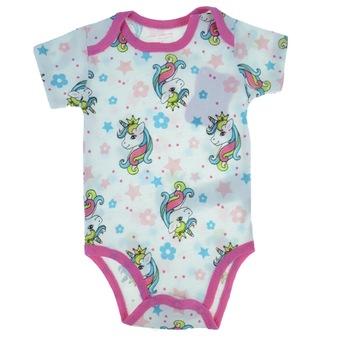 Body cu maneca scurta pentru fete E Plus M 874425-2, Roz 51899 Body cu maneca scurta pentru fete E Plus M 874425-2, Roz 51899