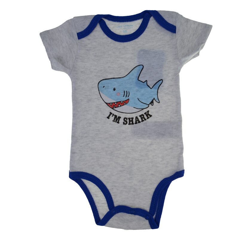 Body cu maneca scurta pentru baieti E Plus M 874425, Gri