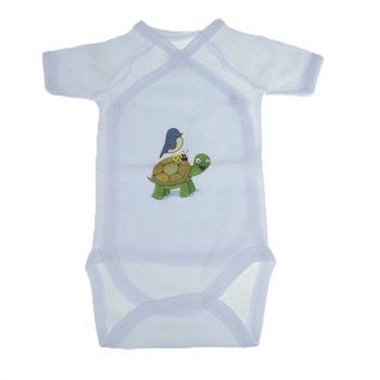 Body cu maneca scurta pentru baieti Mini Bimbi MNN-3, Alb 62 cm Body cu maneca scurta pentru baieti Mini Bimbi MNN-3, Alb 62 cm