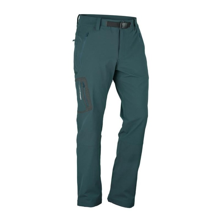 Pantaloni elastici de drumetie pentru barbati Gavin, Verde inchis