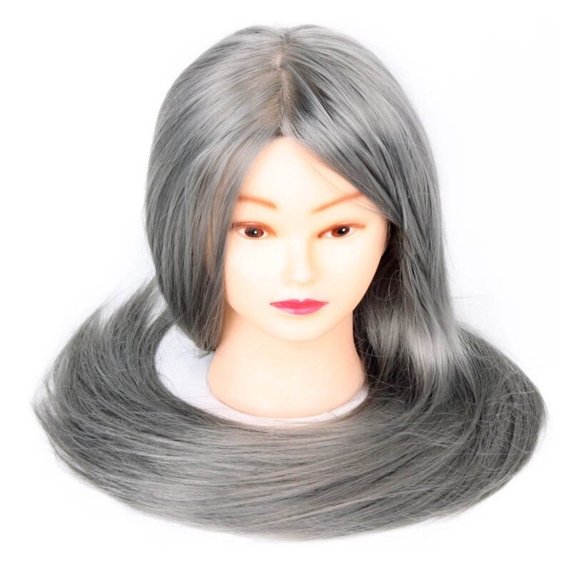 Cap Manechin Colorat Trendis H1-6H, 50% Natural 65 cm si Suport Prindere